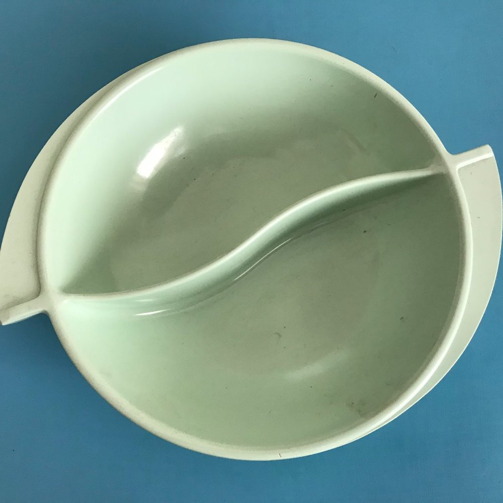 Vintage Boonton Mid Century Melamine Divided Dish